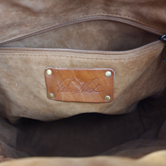 PATRICIA NASH WOVEN EVORA DRAWSTRING SATCHEL - Picture 8 of 10